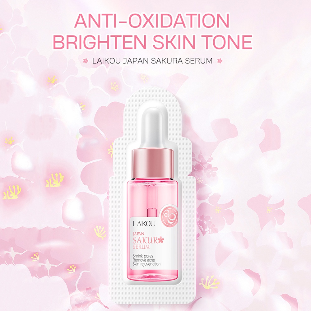 Serum LAIKOU Hoa Anh Đào Làm Trắng Chăm Sóc Da Mặt Và Làm Sáng Da