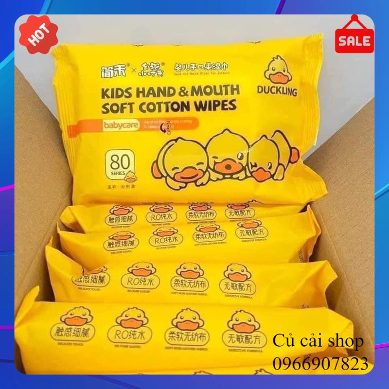 10 GÓI KHĂN GIẤY ƯỚT DUCK HÀNG NỘI ĐỊA CAO CẤP MẪU MỚI