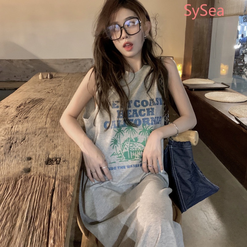 Đầm Không Tay Dáng Rộng Thời Trang Hàn Quốc Dành Cho Nữ