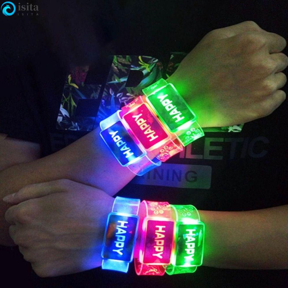 Vòng Tay Đèn LED Phát Sáng Độc Đáo Trang Trí Tiệc Cưới / Tiệc Sinh Nhật
