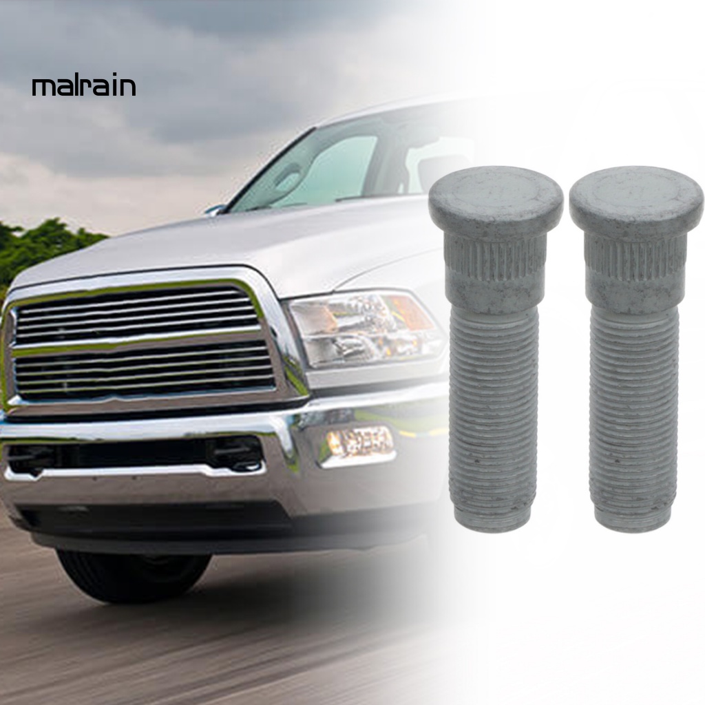 Set 2 Đinh Tán Bánh Xe Màu Xám Chuyên Dụng 06509866Bộ Phụ Kiện Trục Bánh Xe Trước / Sau Cho Dodge Ram 2500 3500 2012-2018