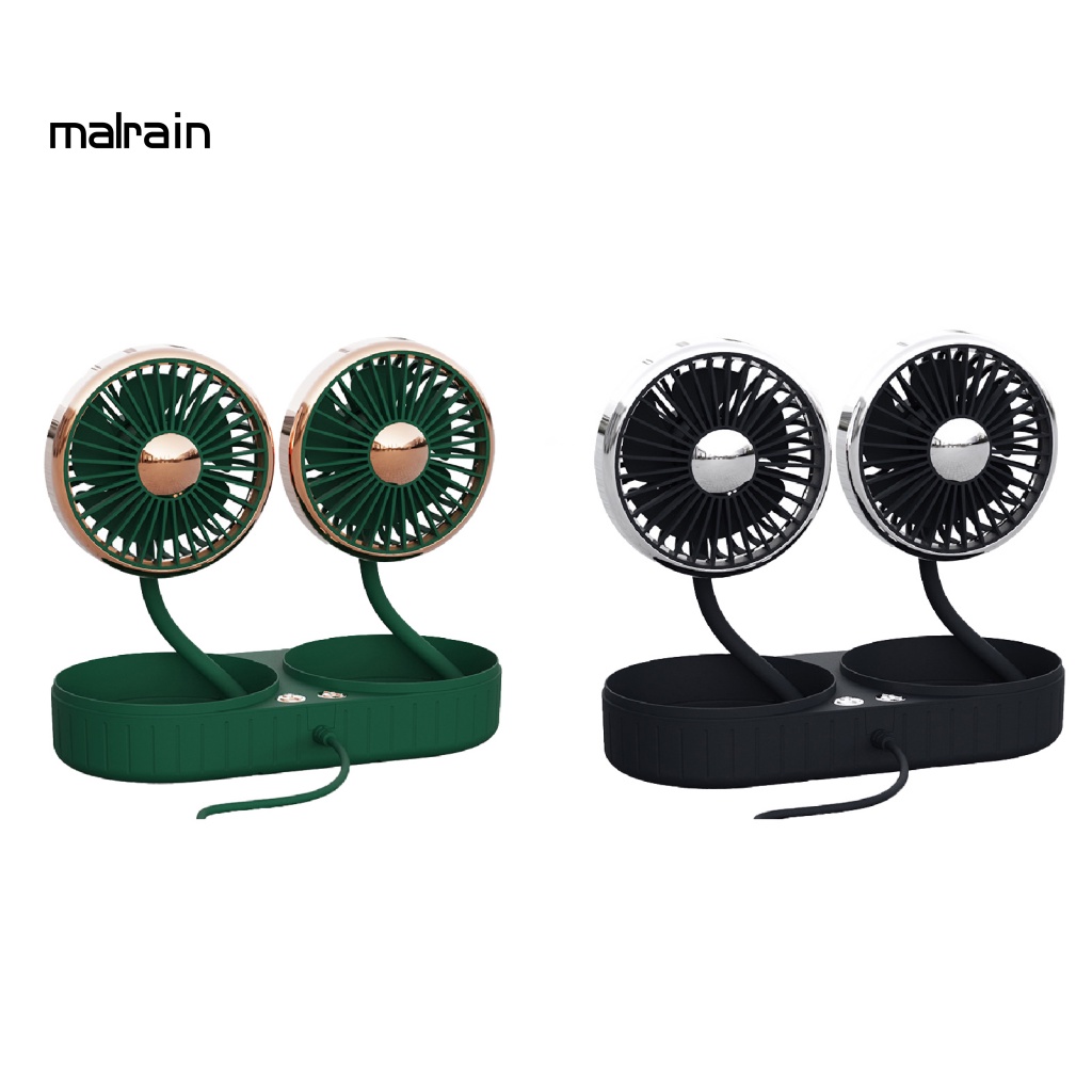 Quạt Làm Mát Hai Đầu Thoải Mái Có Thể Sạc Lại Cho Mùa Hè