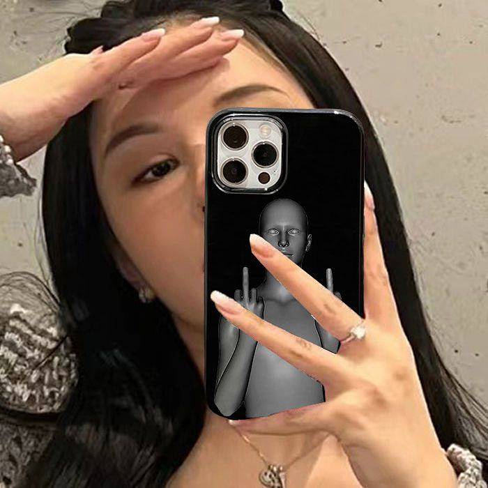 European and American Fashion Cool Despise People Suitable for 14Promax Apple 13 Phone Case Iphone12 Female 11 Male 8P Niche XR II86