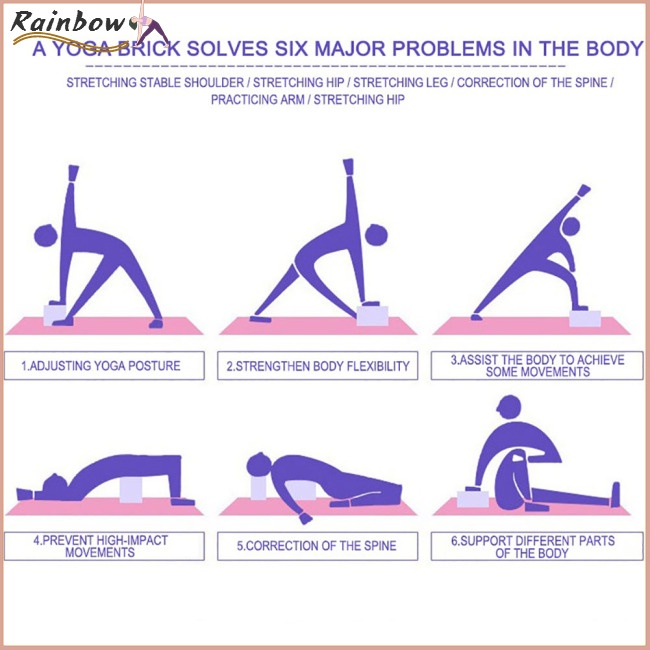 Khối Xốp Eva Khối Lượng Nhẹ Chống Trượt Hỗ Trợ Luyện Tập Yoga / Thể Hình