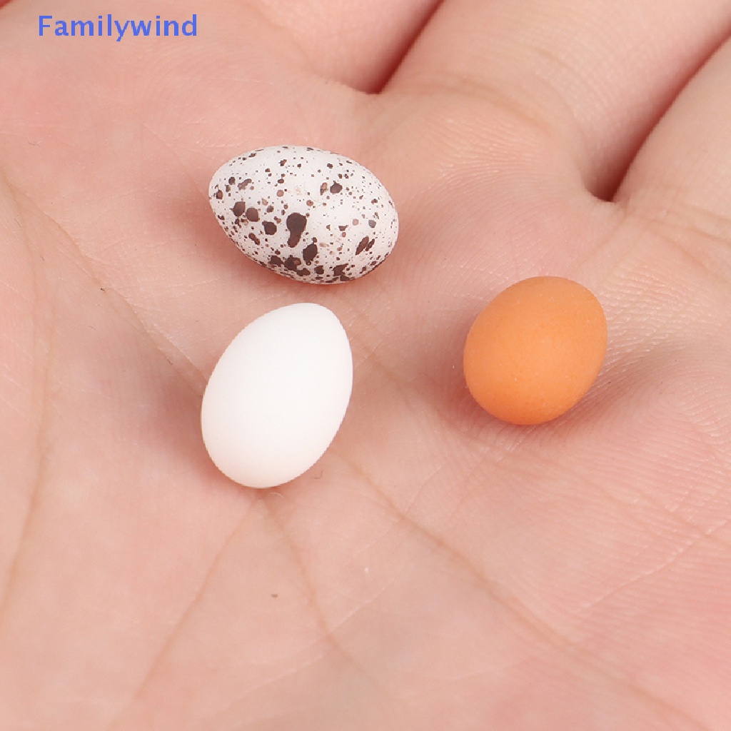 Set 10 Quả Trứng Mô Hình Trang Trí Nhà Búp Bê