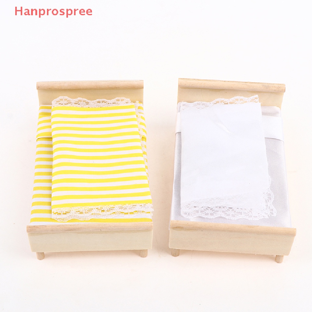 Mô Hình Giường Ngủ Mini Tỉ Lệ 1: 12 Trang Trí Nhà Búp Bê