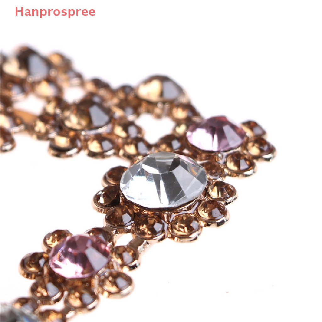 1 Khóa Kẹp Giày Đính Đá Pha Lê Bằng Hợp Kim Dành Cho Cô Dâu