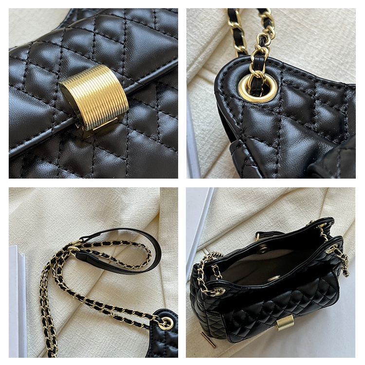 Túi Đeo Chéo Thêu Họa Tiết Hình Thoi Phong Cách Hàn Quốc Thời Trang Mùa Hè Mới 2023 Cho Nữ