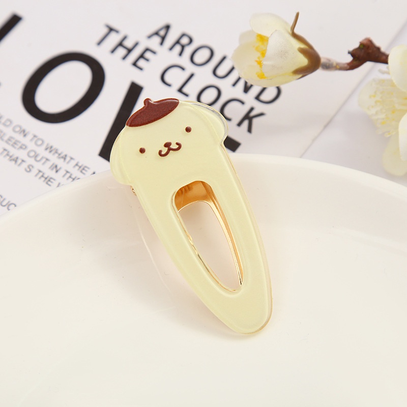 Kẹp Tóc Mái Bên Họa Tiết Hoạt Hình Phong Cách Nhật Bản Kiểu Mới Cho Bé Gái Sanrio Cinnamon bb