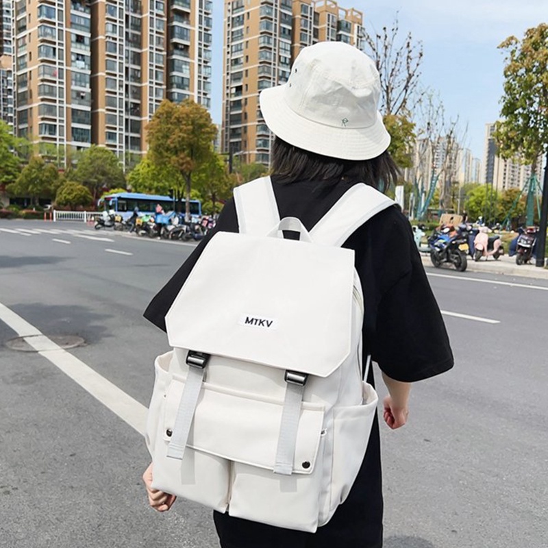 IELGY Ba Lô Đeo Vai Cỡ Lớn Phong Cách harajuku Nhật Bản Đơn Giản Cho Nữ