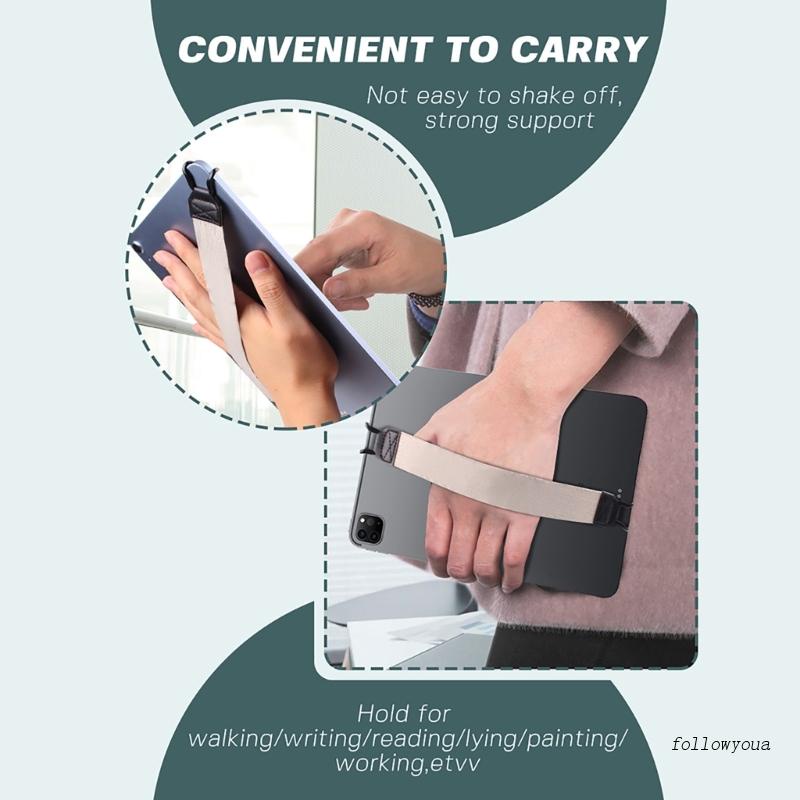 Dây Đeo Cổ Tay Gọn Nhẹ Co Giãn Tốt Kèm Giá Đỡ Máy Tính Bảng Tiện Dụng