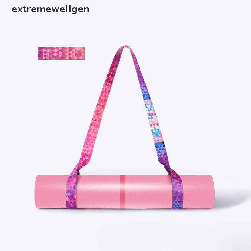 [Cực Tốt] Dây Đeo Thảm Tập Yoga In Họa Tiết Có Thể Điều Chỉnh