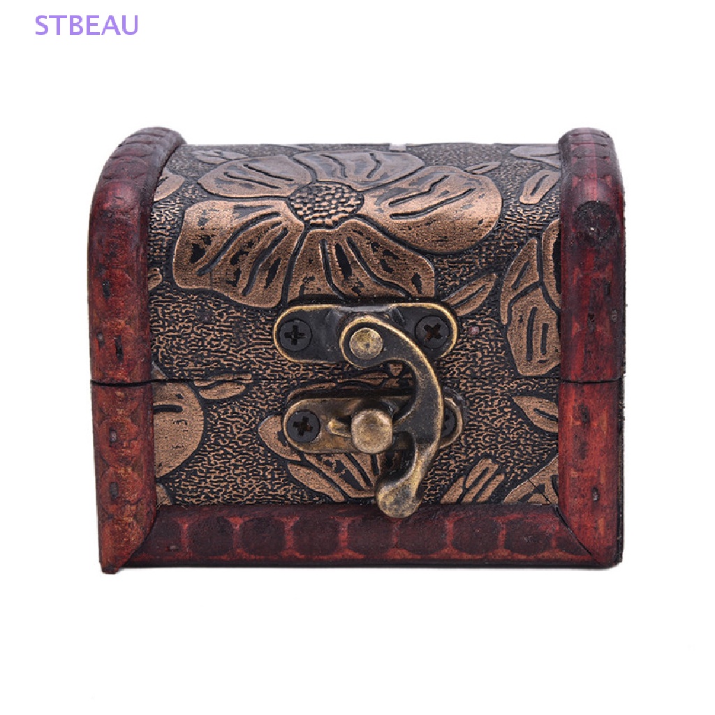 [Cxsteau] Hộp Đựng Trang Sức Bằng Gỗ Phong Cách Vintage