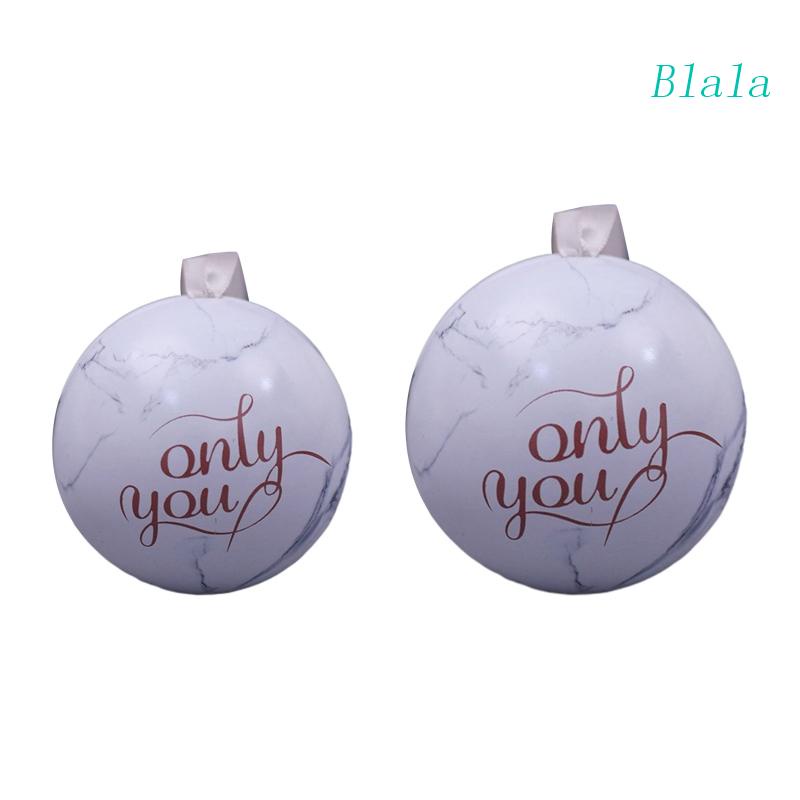 Set 10 Hộp Tròn Rỗng Bằng Kim Loại Đựng Kẹo Tiện Dụng