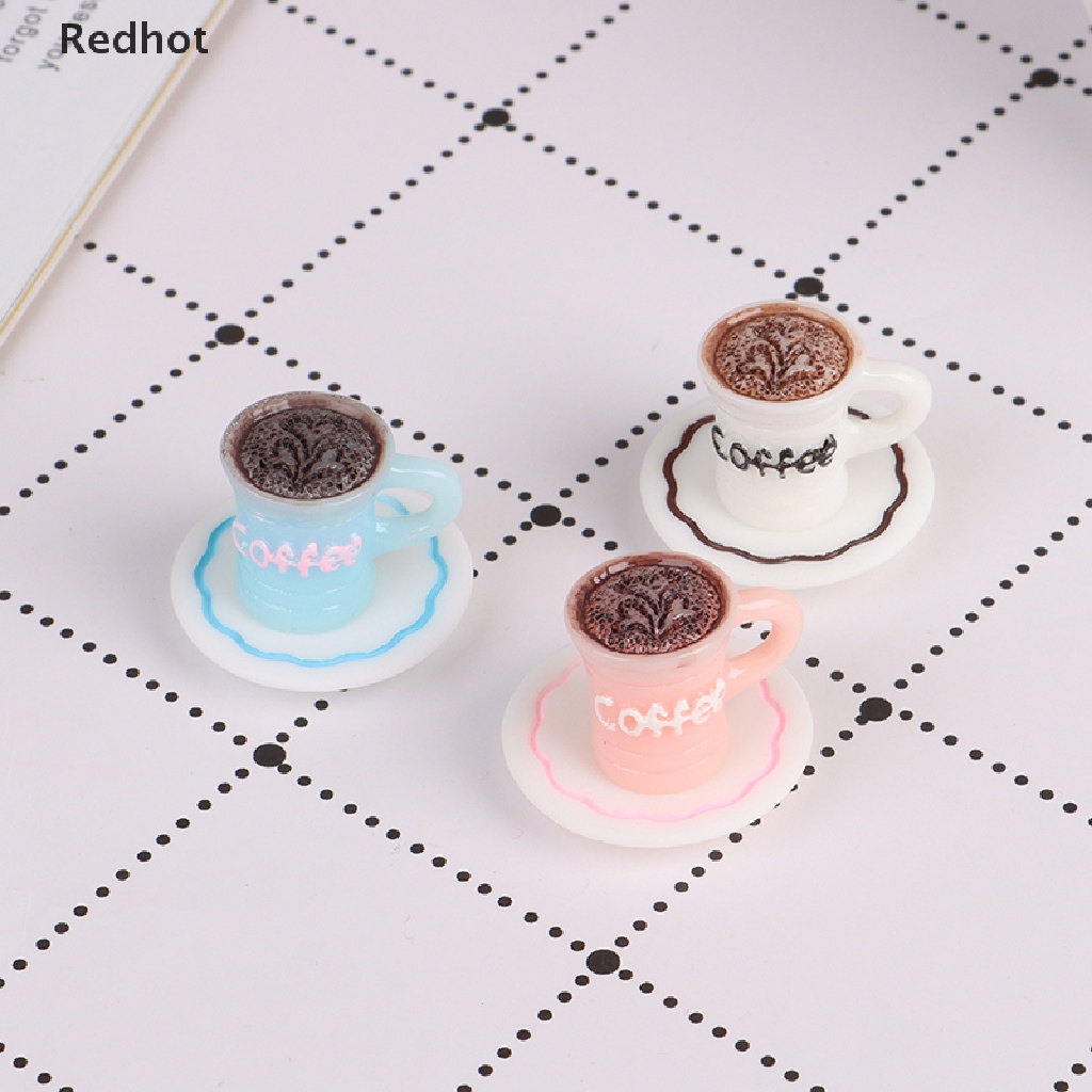 Bộ Ly Tách Uống Cà Phê Mini Tỉ Lệ 1 / 12 Trang Trí Nhà Búp Bê