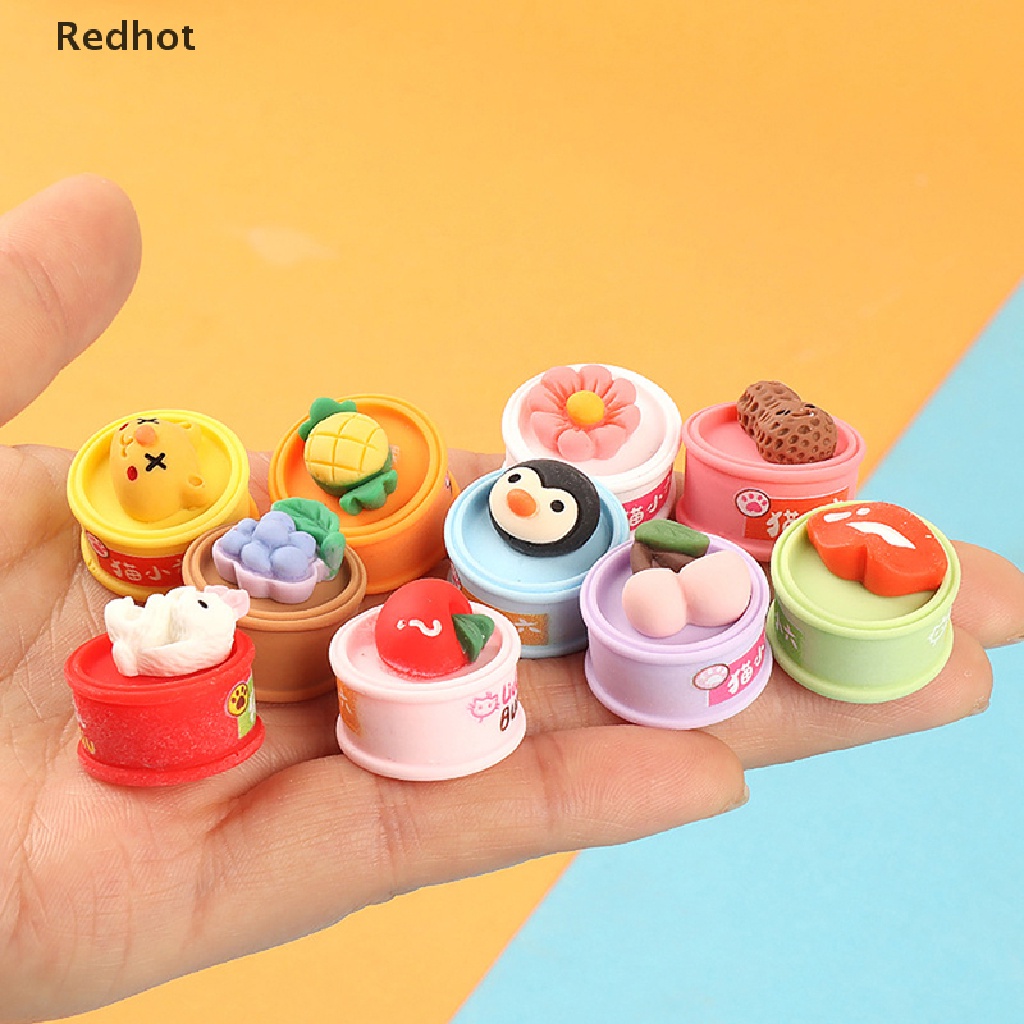 Bộ 5 / 10 Mô Hình Đồ Ăn Hoạt Hình Tỉ Lệ 1: 6 Trang Trí Nhà Búp Bê