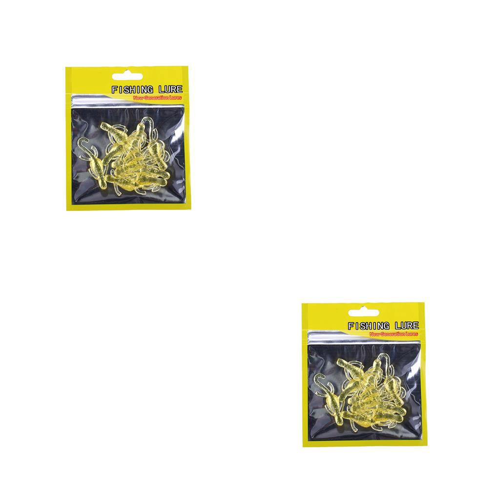 1 / 2 / 3 / 5 Túi 10 Mồi Sâu Giả Mềm Câu Cá Hiệu Quả