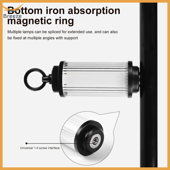 Đèn Pin Led Usb Type-c Đa Năng Có Thể Sạc Lại Dùng Khi Đi Cắm Trại