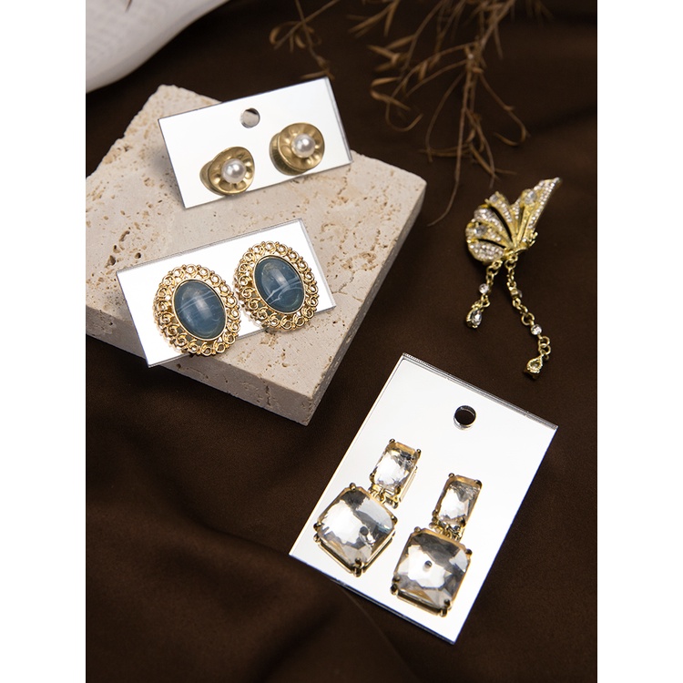 Giá Đỡ Trưng Bày Bông Tai / Thẻ / Trang Sức Có Gương