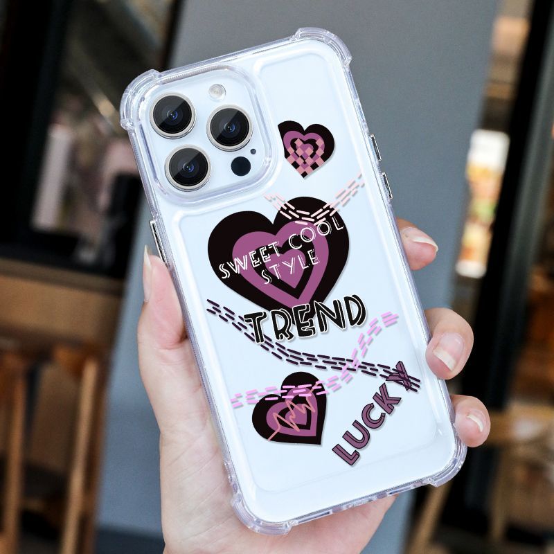 Ốp Điện Thoại Mềm Trong Suốt Chống Sốc Cho IPhone 14 11 Pro Max 13 12 8 7 Plus XS X XR SE 2020