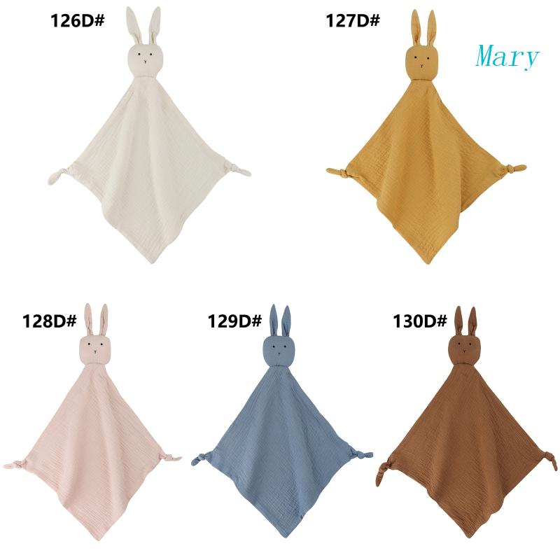 Khăn Cotton Mềm Mịn Họa Tiết Thỏ Hoạt Hình Dễ Thương Cho Bé Sơ Sinh