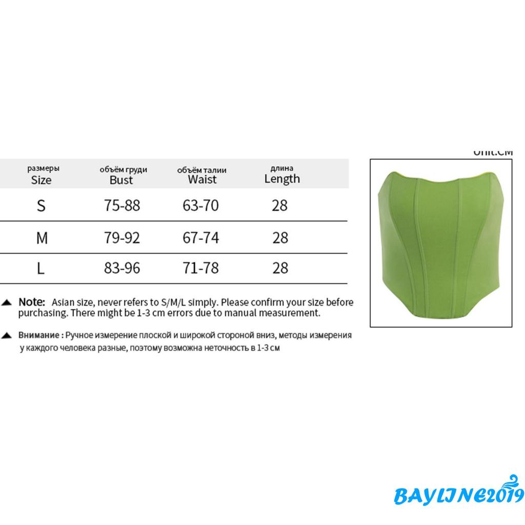 Áo Ống Mini Không Tay Hở Lưng Màu Trơn Thời Trang Mùa Hè Dành Cho Nữ