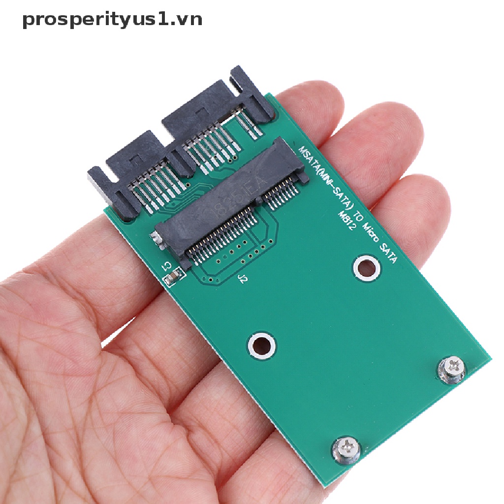 1 Card Chuyển Đổi Mini PCIe PCIe mSATA mSATA SSD Sang 1.8 &quot;Micro SATA Chuyên Dụng