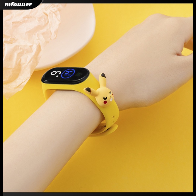 Đồng Hồ Đeo Tay Điện Tử Chống Thấm Nước Màn Hình Cảm Ứng mi 4 Kiểu Hoạt Hình Dễ Thương Cho Học Sinh