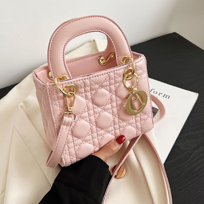 Túi Xách Đeo Vai Hình Thoi Màu Sắc Thời Trang Cho Nữ