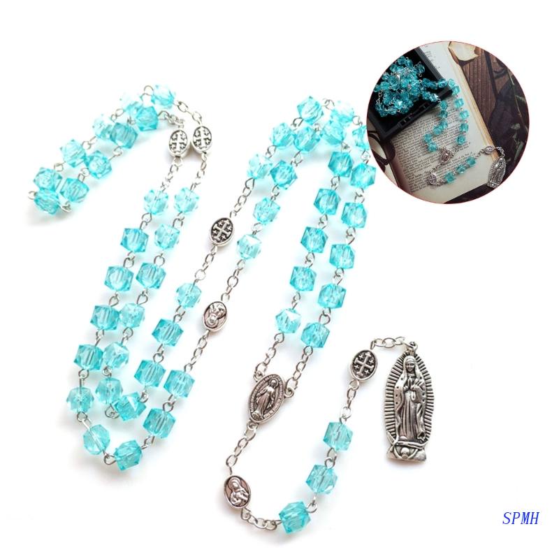 Dây Chuyền Chuỗi Hạt Dài Mặt Thánh Giá Thời Trang Cho Nữ