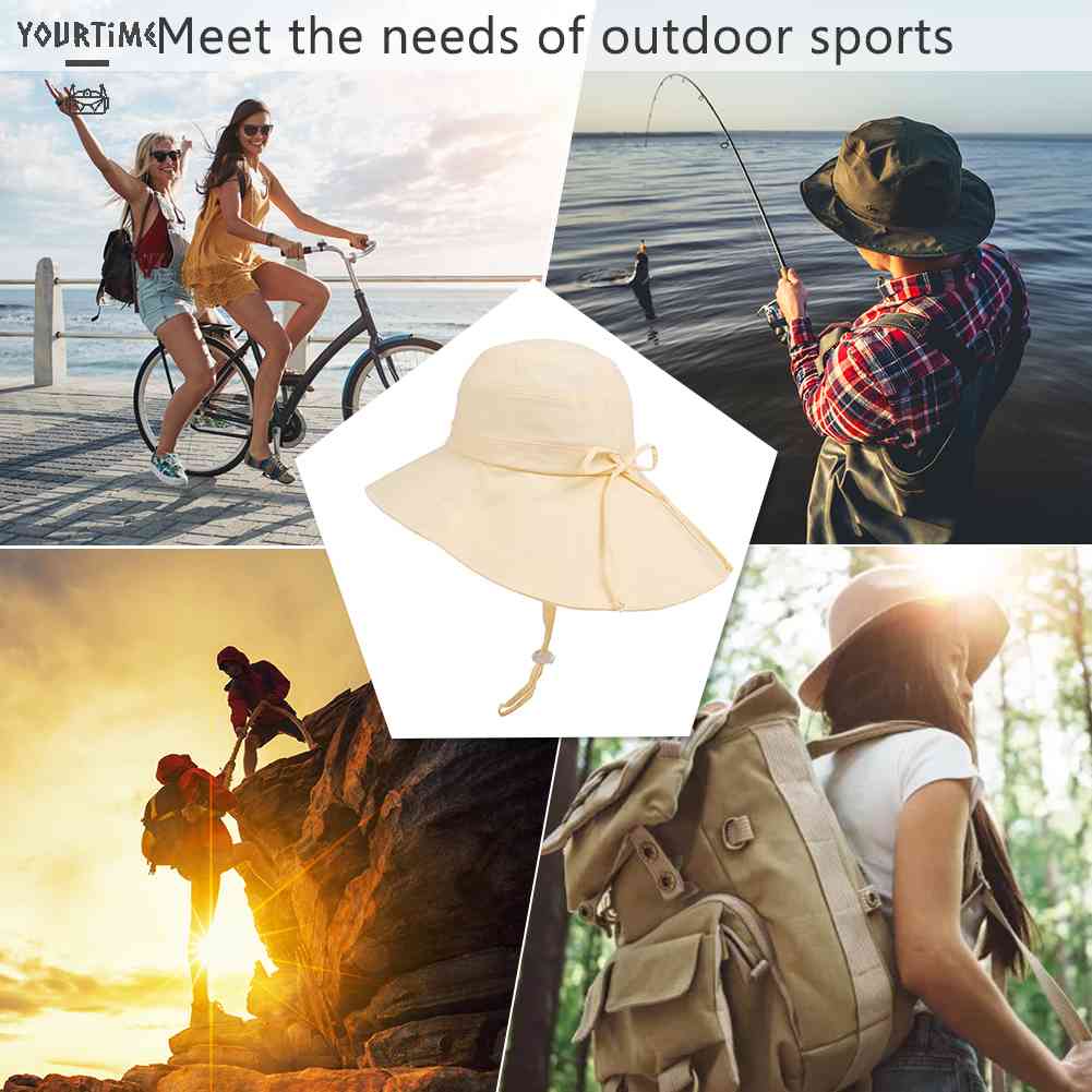 Mũ Tai Bèo Thể Thao Unisex Bằng Polyester Thoáng Khí Chống Tia UV Có Thể Gấp Gọn