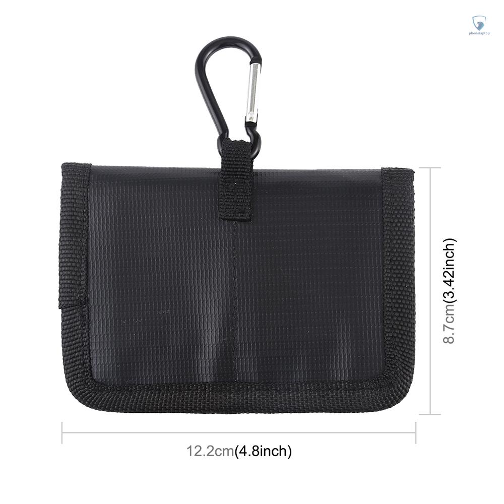 Puluz Túi Đựng Pin Lithium Chống Nổ An Toàn Kèm Móc Khóa Cho Máy Ảnh