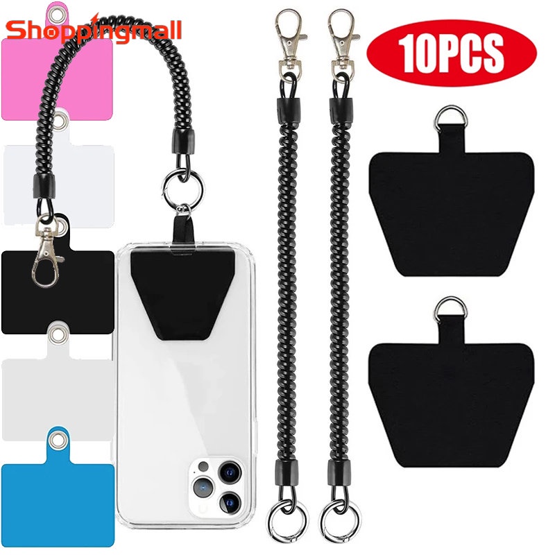 Set 10 / 3 Kẹp Cố Định Điện Thoại Chống Thất Lạc Trong Suốt Tiện Dụng