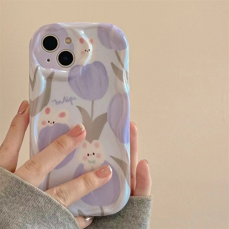 Ốp Điện Thoại TPU Dẻo Họa Tiết Hoa Xinh Xắn Chống Sốc Cho Iphone 14 Plus 13 Pro Max 12 Mini 11 X Xs Xr 8 7