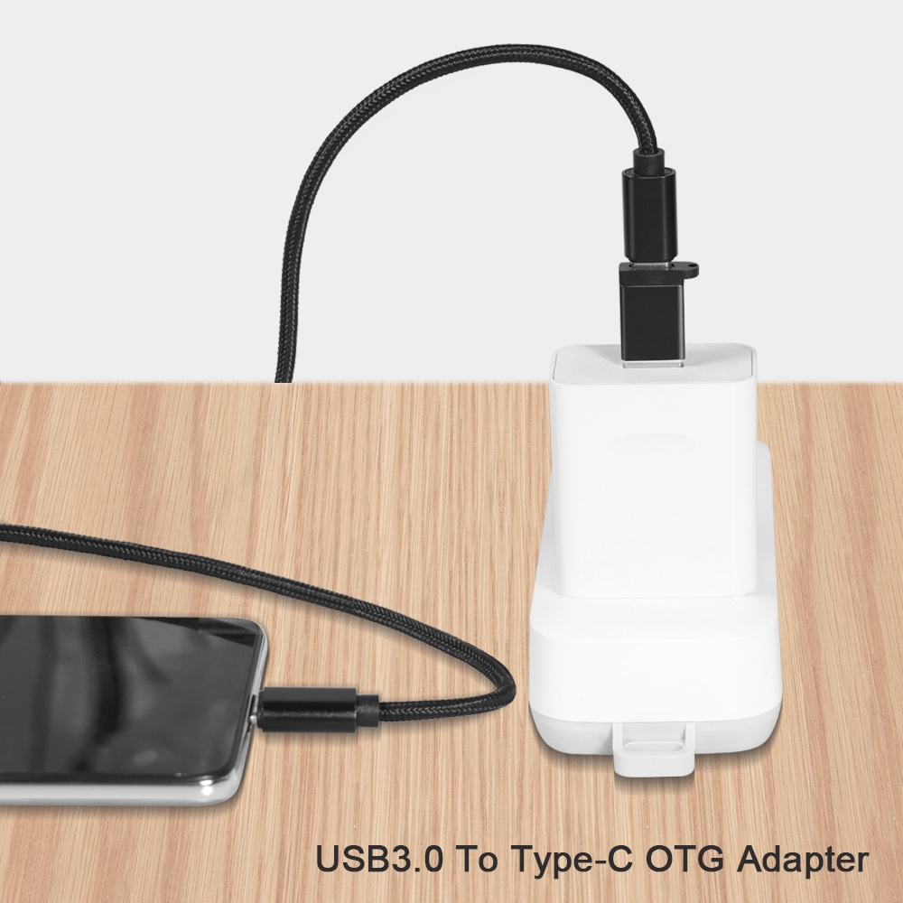 Bộ Chuyển Đổi Sạc Nhanh USB 3.0 TYPE C Có Móc Khóa Bằng Kim Loại Cho Điện Thoại Android / Laptop