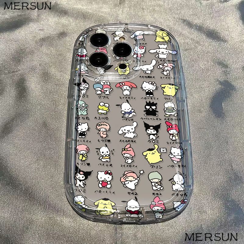 ✅Ốp Điện Thoại Mềm Trong Suốt Chống Sốc In Hình Mèo Hello Kitty Cho Iphone 8p / 12promax xs 11137 Xr 14 CQLK