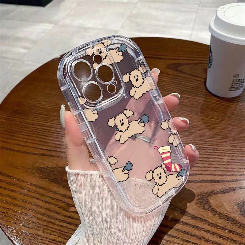 ✅Ốp Điện Thoại Dẻo Trong Suốt In Hình Chú Chó Dễ Thương Chống Sốc Cho Iphone1411 Promax / xr 13 7 / 8pxsiPhone1411 12 OG1S