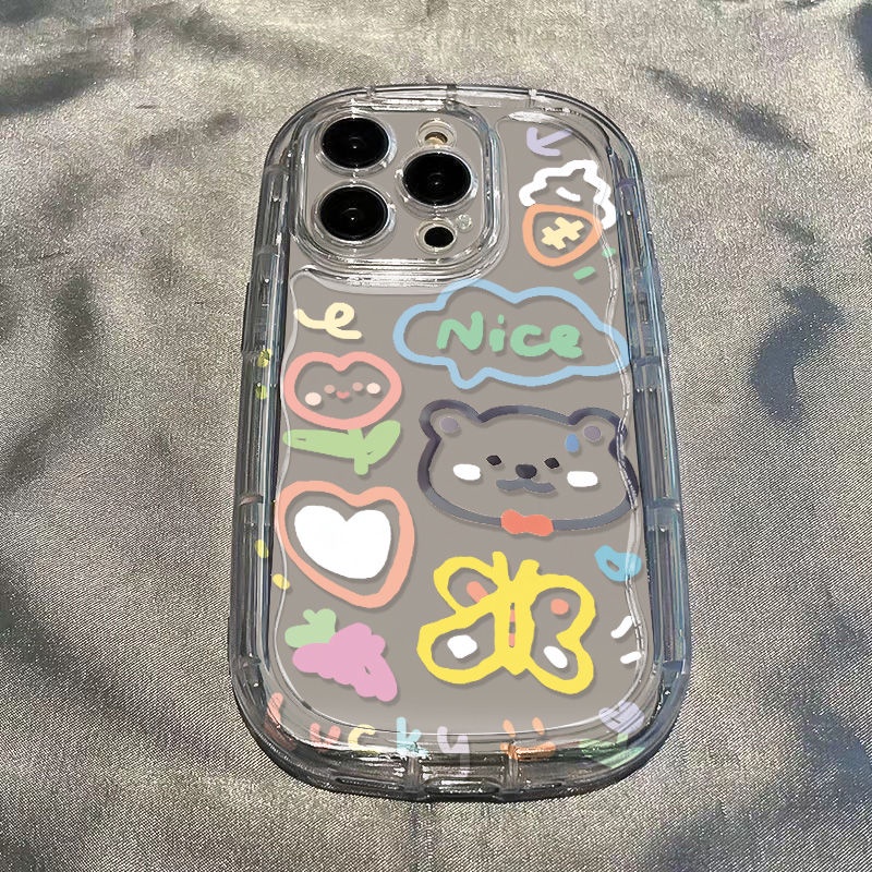 ✅Ốp Điện Thoại Mềm Chống Sốc Họa Tiết graffiti Cho Iphone Xs / xr 118p 137 promax 12iPhone14 C2KE