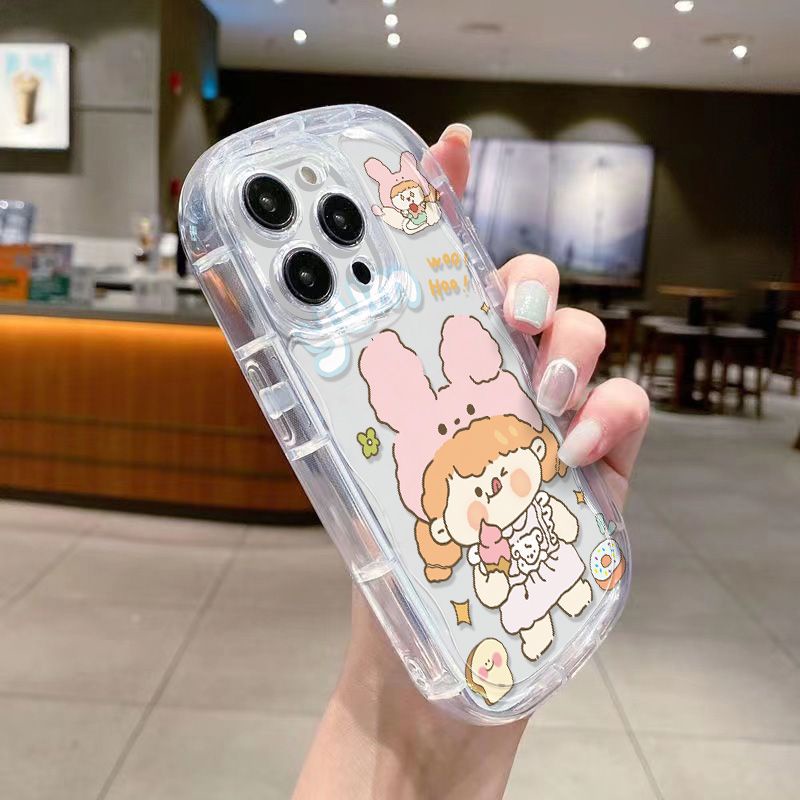 ✅Ốp Điện Thoại Mềm Trong Suốt Chống Sốc Hình Nón Cho iPhone147 / 12 13 8p xr11 / Xsmax WNP2