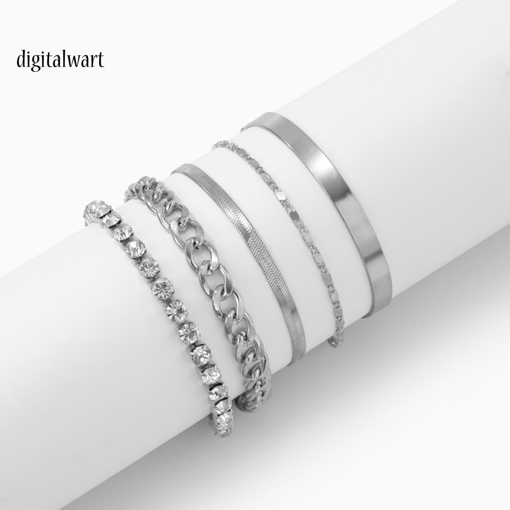 Kỹ Thuật Số| Set 5 Vòng Tay Phong Cách Cổ Điển Xinh Xắn Dành Cho Nữ