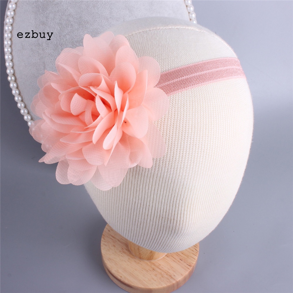 Bộ 3 Băng Đô Nơ Phối Lưới Đính Hoa Xinh Xắn Cho Bé Gái