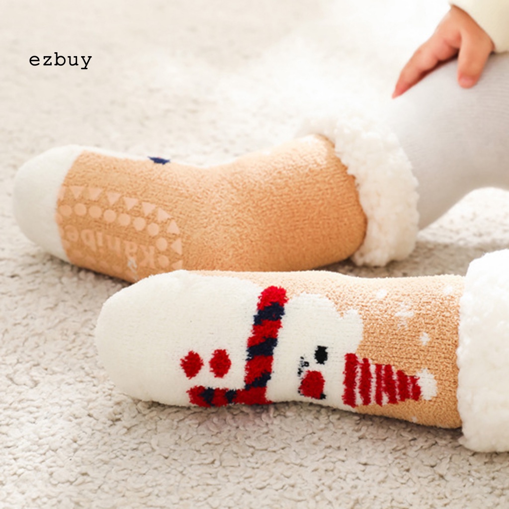 1 Đôi Vớ Giữ Ấm Chống Trượt Mềm Mại Dành Cho Bé