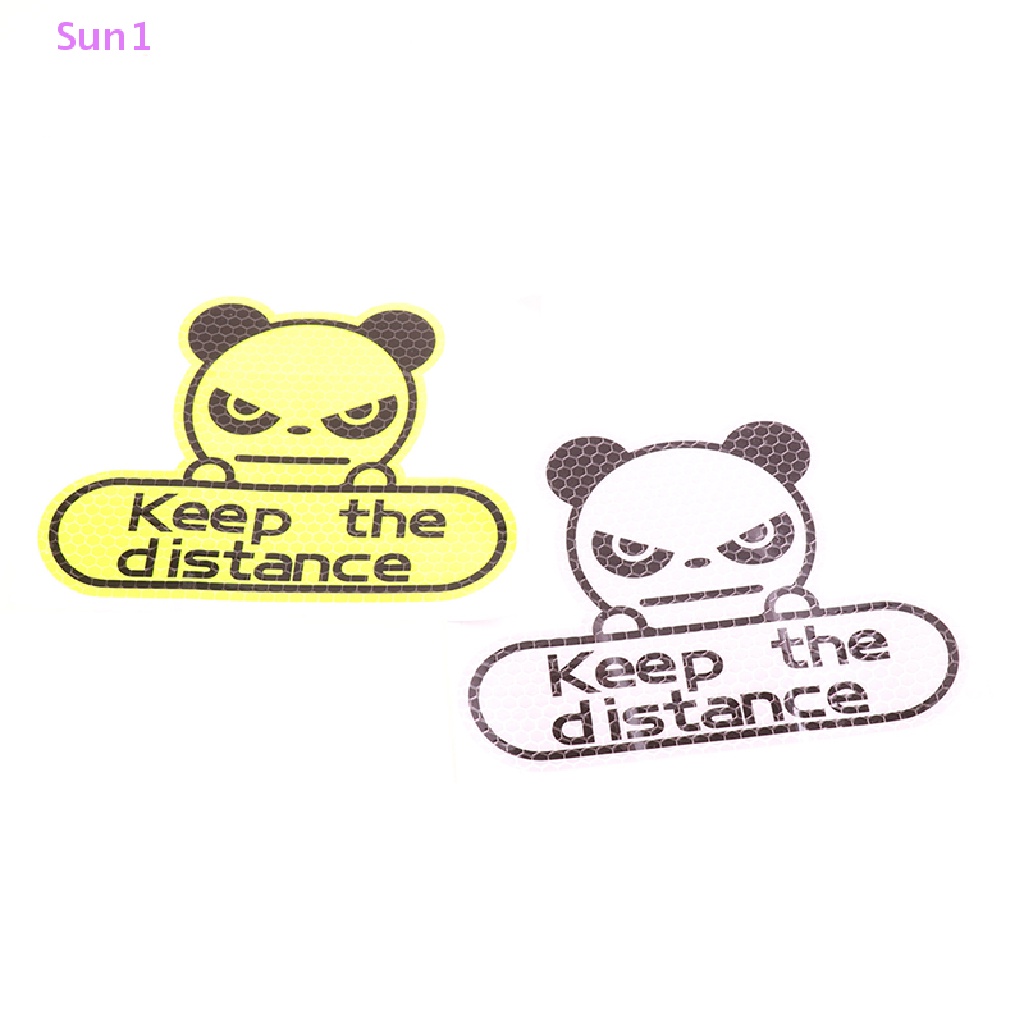 Miếng Dán Phản Quang Hình Gấu Trúc Cho Xe Hơi Sun1 > Keep Distance >