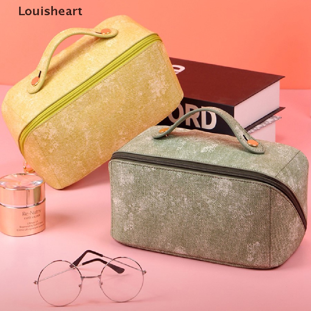 Túi Đựng Mỹ Phẩm Louisheart Chất Liệu Da PU Sức Chứa Lớn Tiện Dụng Khi Đi Du Lịch