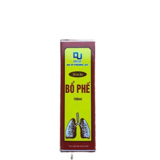 Siro giảm ho BỔ PHẾ lọ 100ml - Siro giảm ho từ thảo dược - Bổ phế, hỗ trợ giảm ho an toàn, hiệu quả