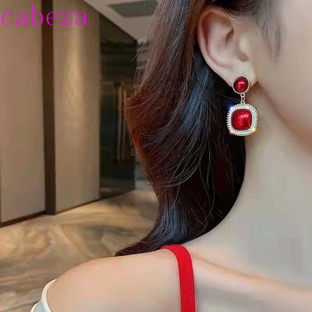 Bông tai hợp kim dáng dài phong cách Hàn Quốc đơn giản thời trang cho nữ