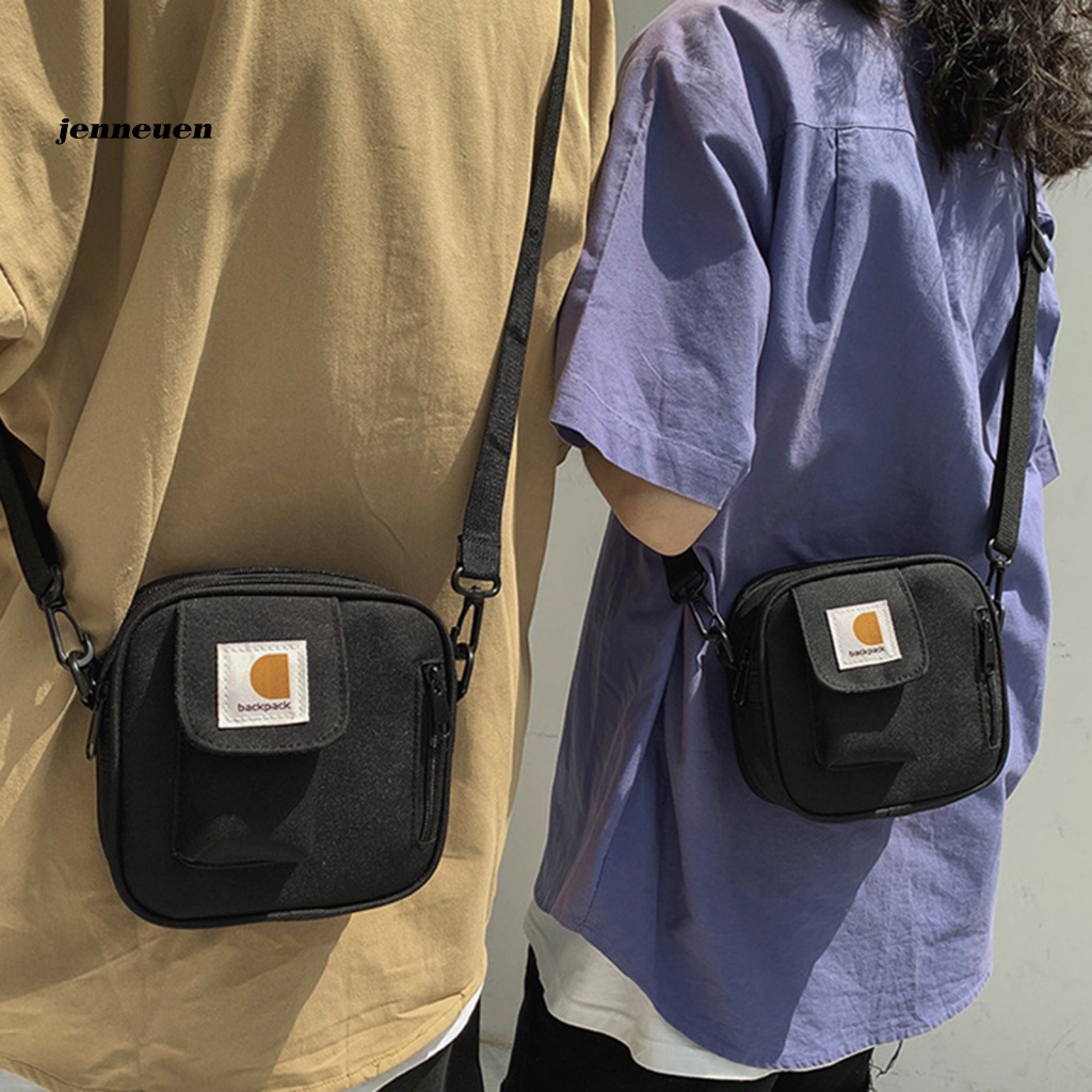 Túi Đựng Điện Thoại Đeo Chéo Vai Có Khóa Kéo Chống Bụi Đa Năng Dành Cho Nam Nữ