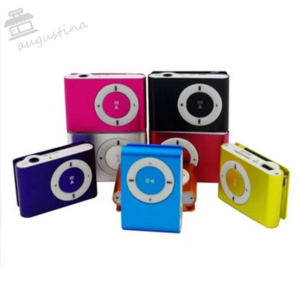 Máy Nghe Nhạc MP3 AUGUSTINA Chống Thấm Nước Có Gương Kim Loại 3.5mm