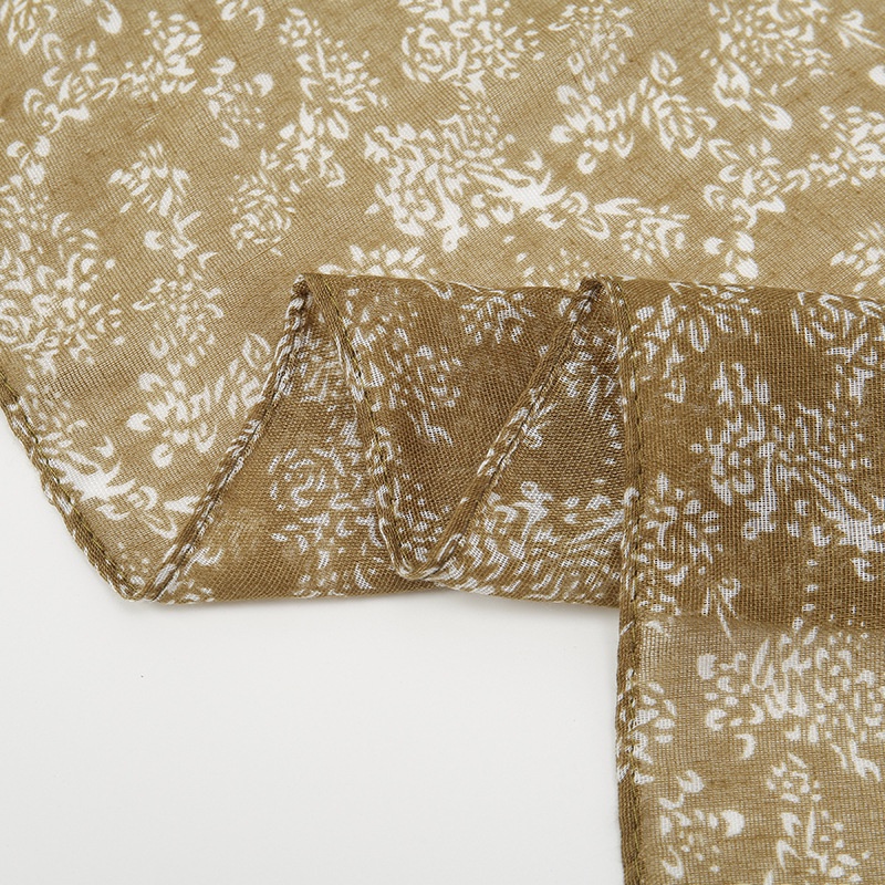 Khăn Choàng Trắng Nhẹ Thoáng Khí In Họa Tiết Phong Cách Cổ Điển Độc Đáo Kích Thước 180 * 90 Thời Trang Cho Nữ