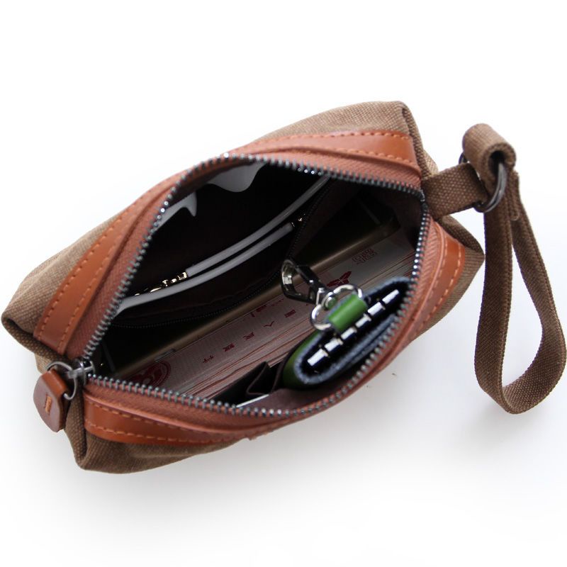 Ví Cầm Tay Chất Liệu Canvas Cho Nam